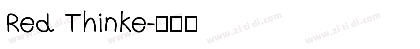 Red Thinke字体转换